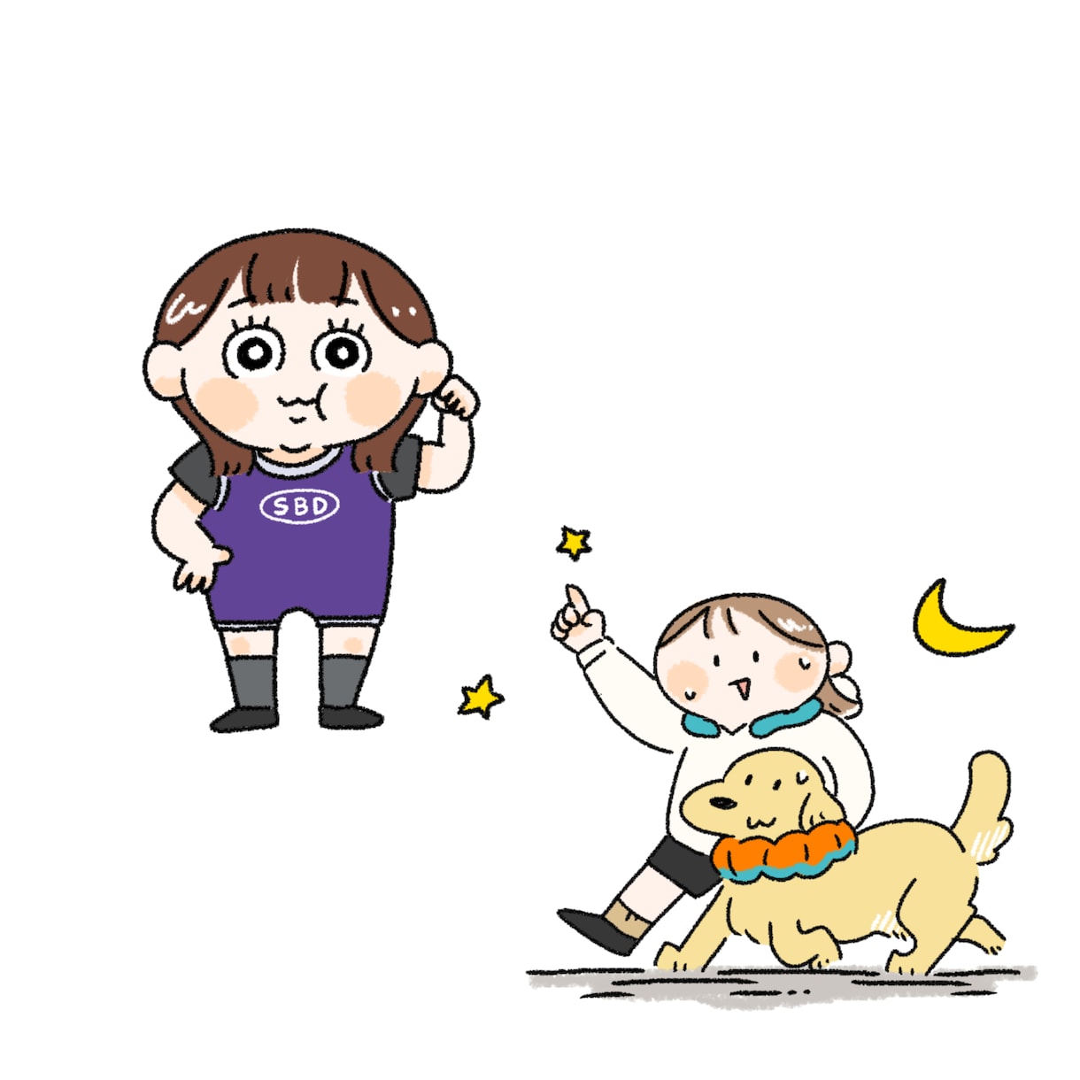 まんまるアイコン、ほっこりかわいいイラスト描きます 小物無料、追加料金なし♪商用OK実用性ばっちりの4点セット イメージ7