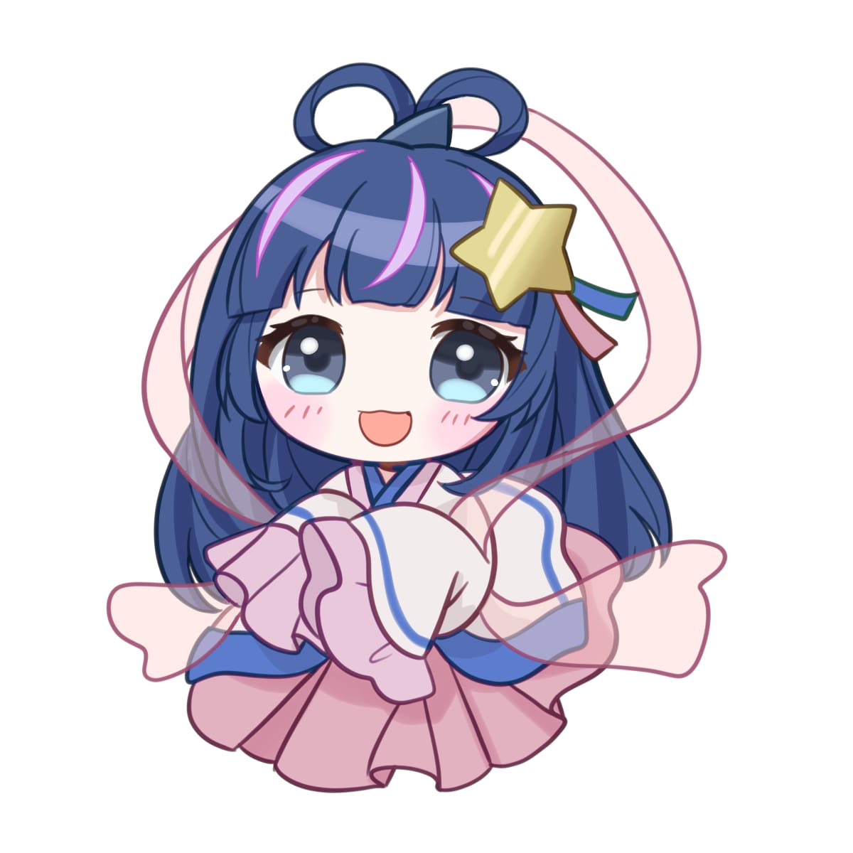 七夕のイラスト～織姫と彦星のSDイラスト制作します 七夕まつりに★単体もペアもおすすめです イメージ5