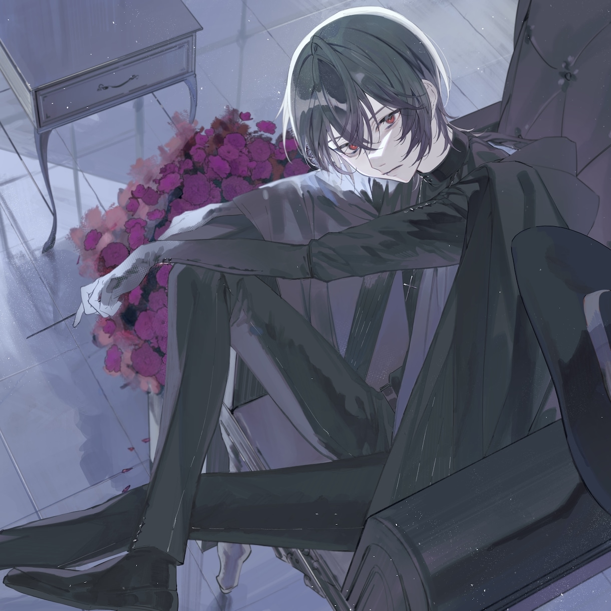 美麗な人物イラストを制作します 配信用サムネやビジュアルイラストなど！気軽にご相談ください！ イメージ2