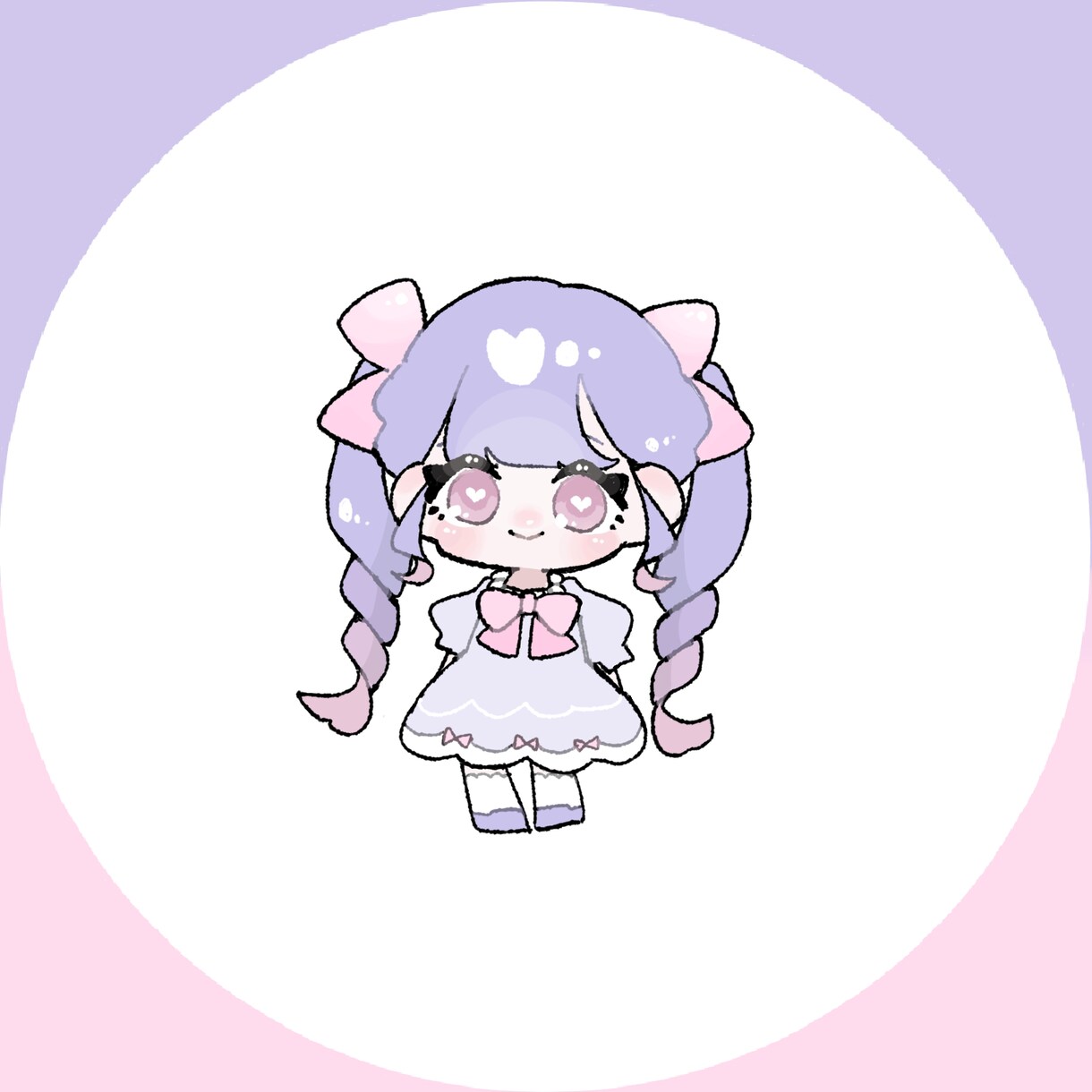 かわいい女の子の簡易イラストを作成します SNSアイコン等にご使用いただけます イメージ4