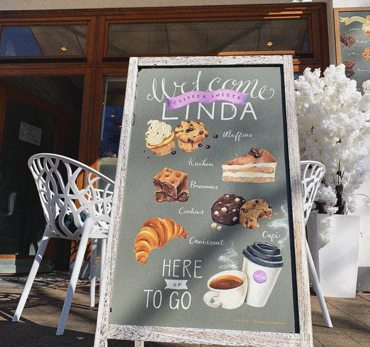 お店の黒板デザインします お店のイメージアップ宣伝力アップ！ イメージ2