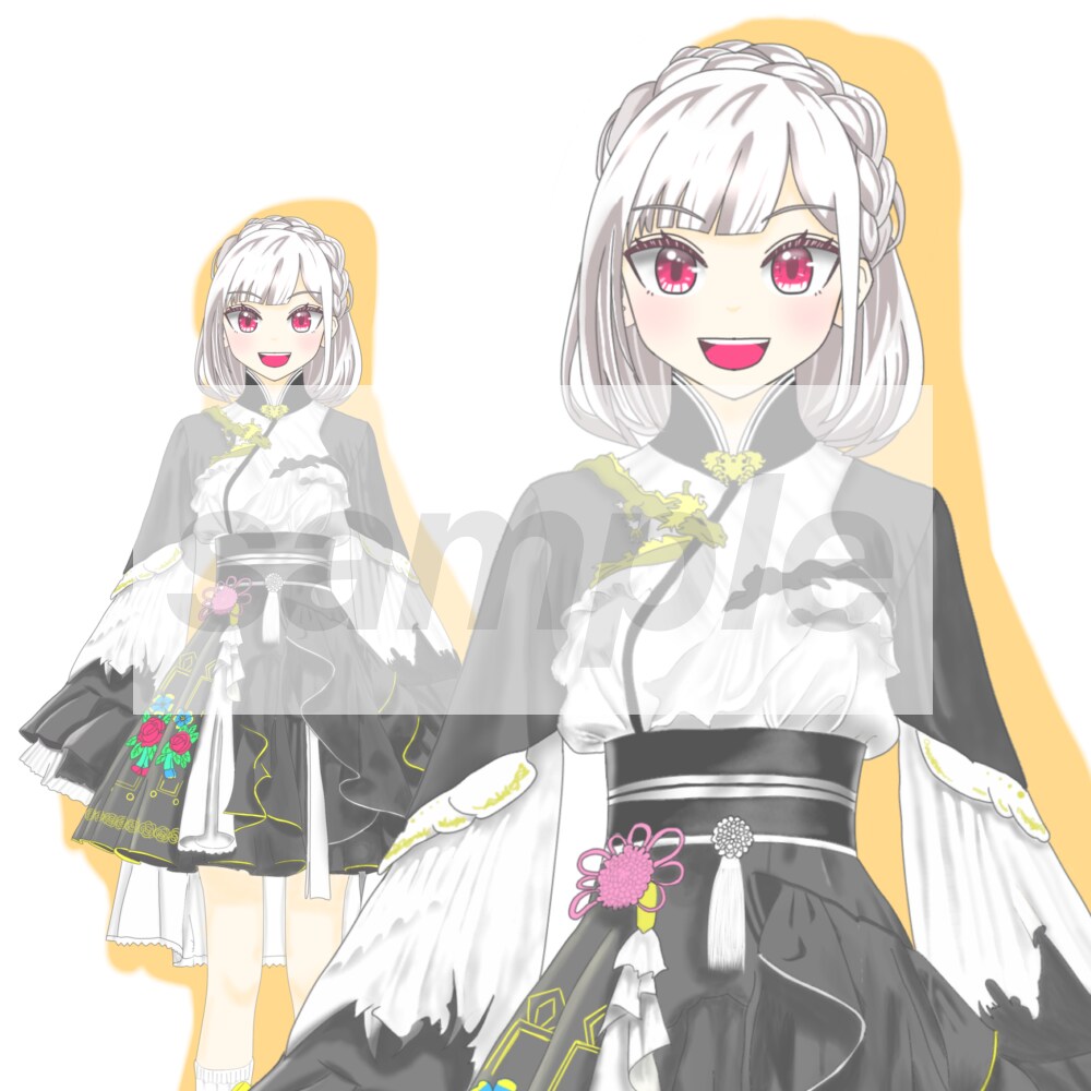 VTuber・IRIAM立ち絵制作します VTuber・IRIAMのオリジナル立ち絵を作成します。 イメージ2