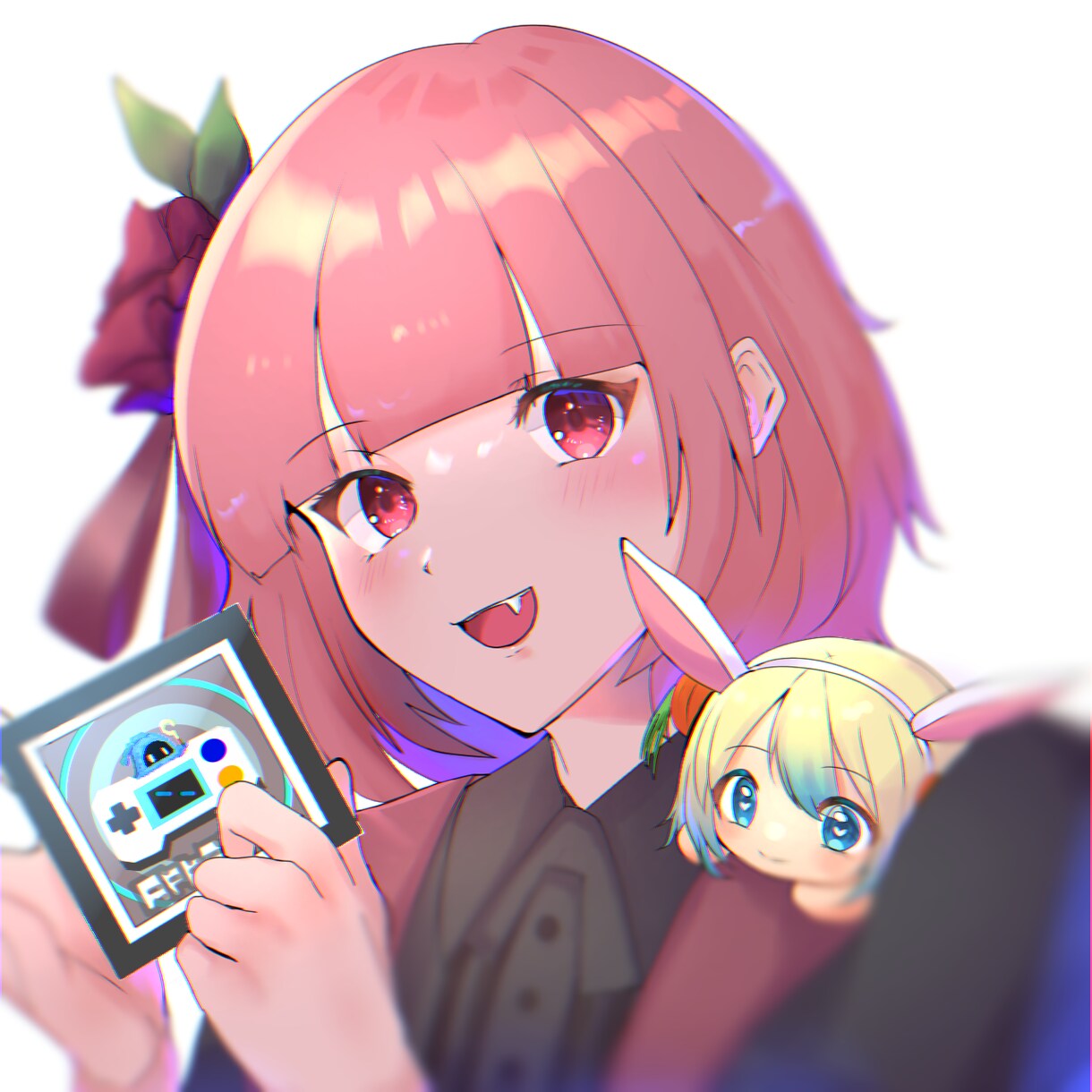 低価格で、綺麗なアイコン描きます キラキラのお目目が特徴の透明感のある絵を描きます！ イメージ1