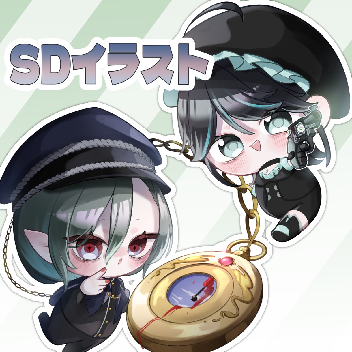 もちっとしたかわいいSDイラスト描きます 配信活動、グッズ、観賞用などで使えます！ イメージ1