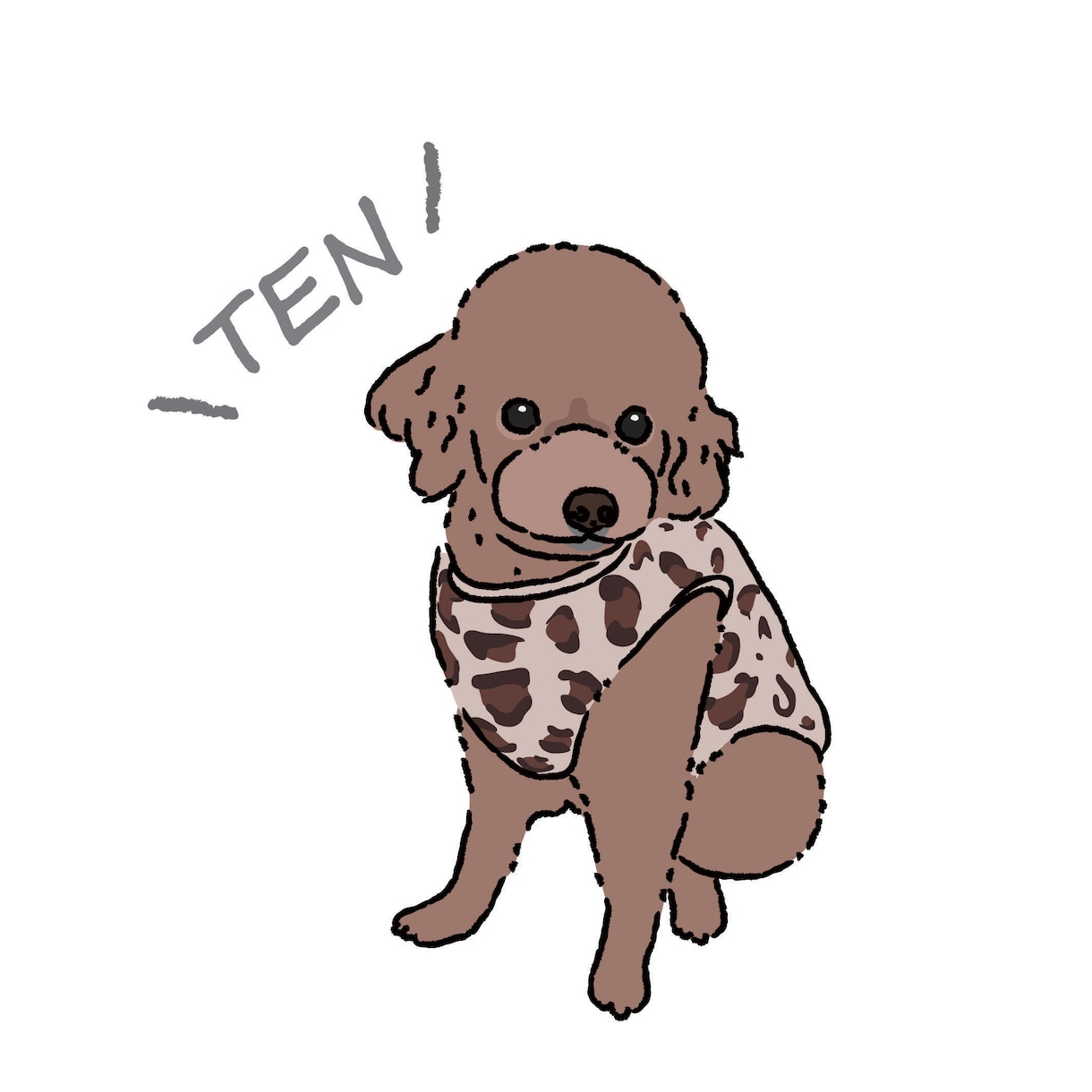 手書き感が可愛い♡愛犬の似顔絵アイコン作ります アイコン/インテリア/グッズなどに使える♪ イメージ5