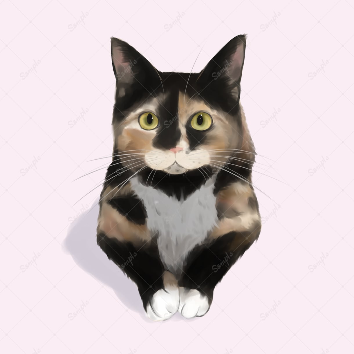 写真から可愛いリアルなペット似顔絵を描きます 可愛いペットのSNSアイコンやオリジナルグッズ制作に！ イメージ1