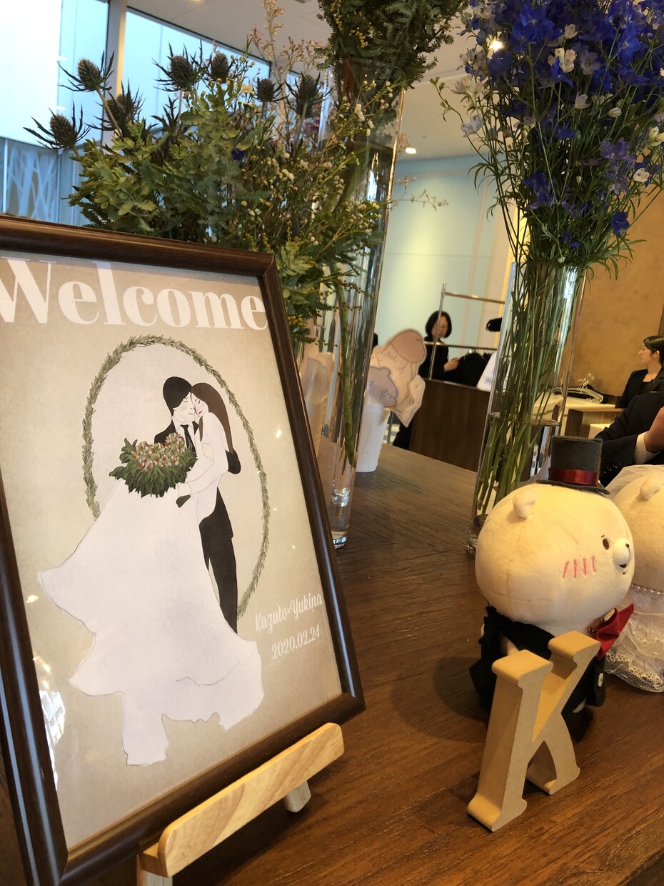 海外チックな結婚式ウェルカムボード描きます 人とは違うウェルカムボードをお探しの新婚様へ！ イメージ2