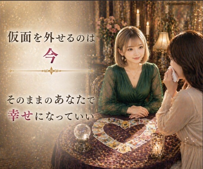 愛されたいのに恋愛が怖いあなたの心を優しく救います ✿仮面を外す恋愛心理×霊視電話鑑定で心の本音を読み解きます イメージ6
