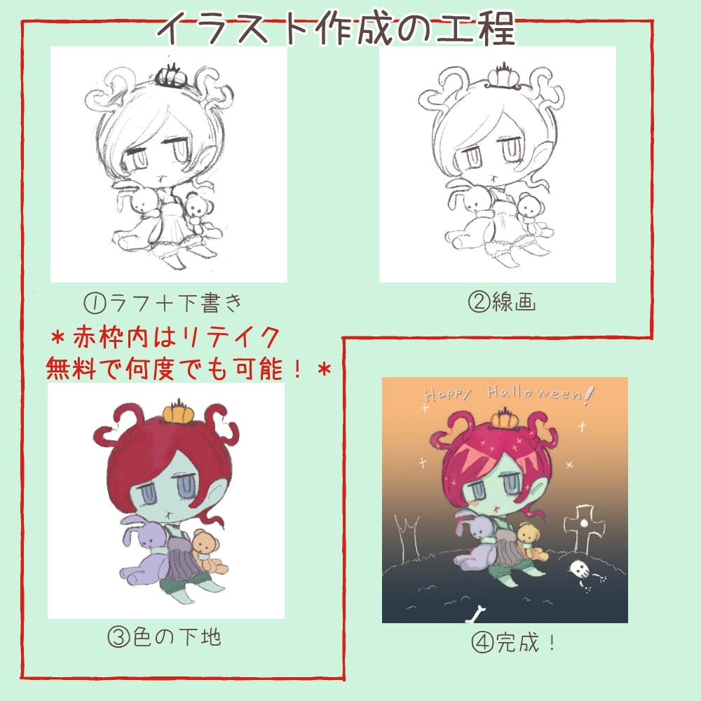 ほのぼのからほの暗さあるアイコン描きます 一目で興味惹かれるアイコンを持ってみませんか？ イメージ9
