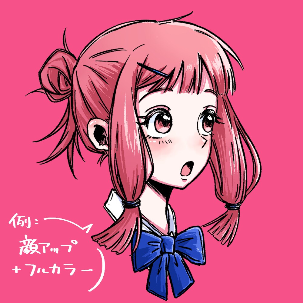 漫画タッチのアイコンイラスト描きます 白黒・カラーでハッキリと！存在感を出したい人に！ イメージ9