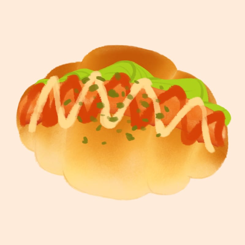 アイコンなど商用可！かわいい食べ物イラスト描きます リアル過ぎずかわいいイラストで、アイコン・メニューなどに！ イメージ3