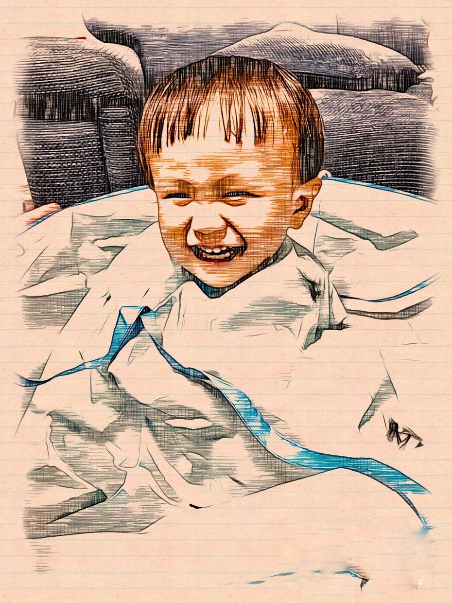 写真を手書き風にします ペット・子供の写真を手書き風に加工します イメージ2