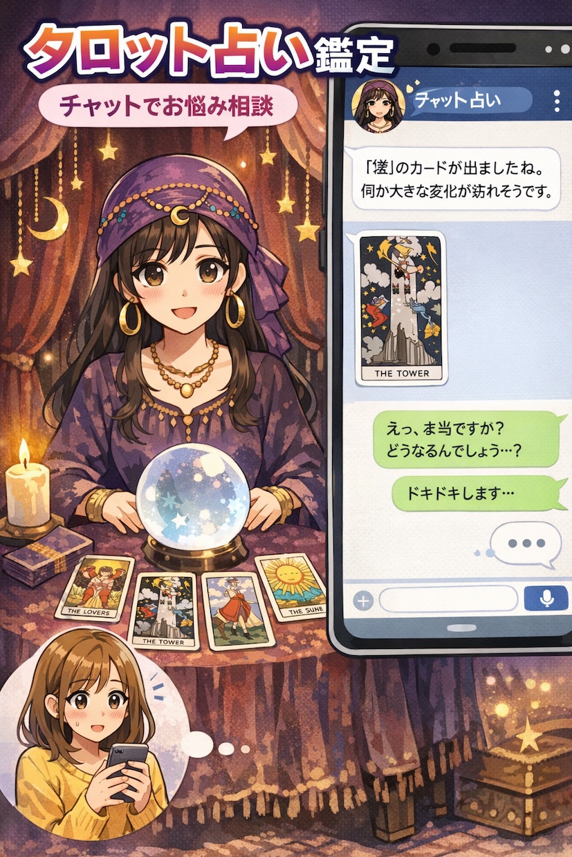 タロットカードで占います タロット占い歴3ヶ月の初心者です！ イメージ1