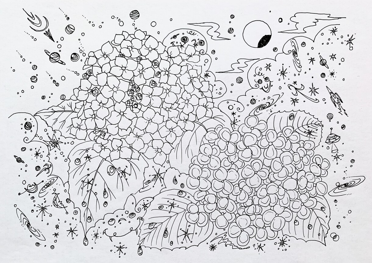 塗り絵用イラスト描きます シニアから子どもまで楽しめる塗り絵イラストです！ イメージ3