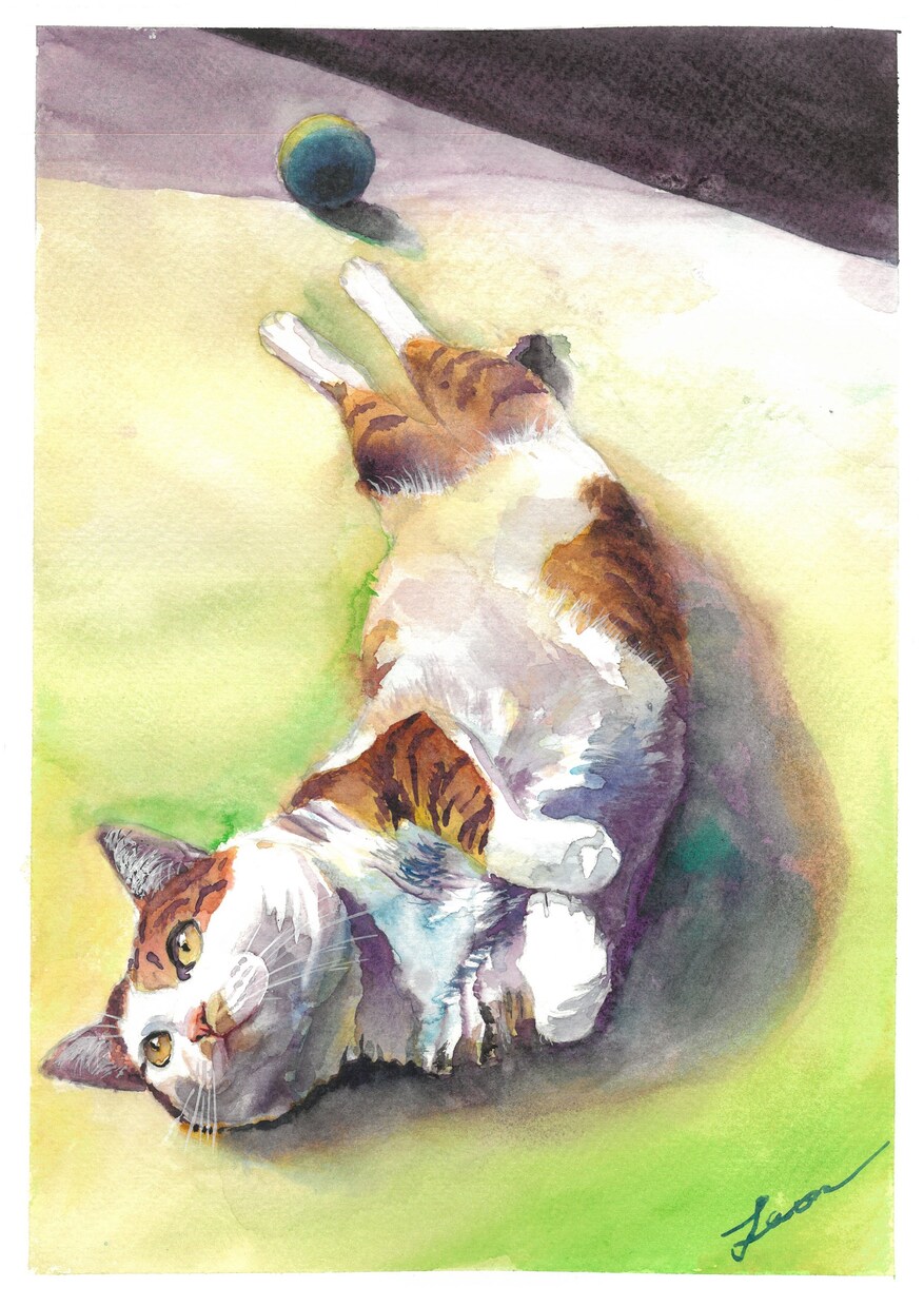 ペットの手描きイラストをお描きします 思い出・プレゼントにどうぞ【現物&データ】 イメージ9