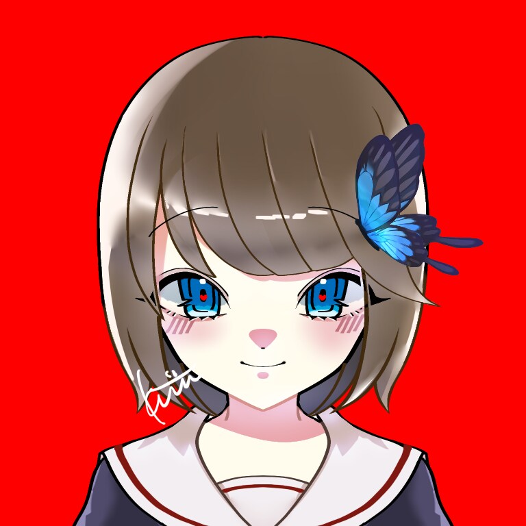 線対称の綺麗なアイコン描きます 可愛いポップな絵柄で綺麗な線対称なイラスト イメージ3