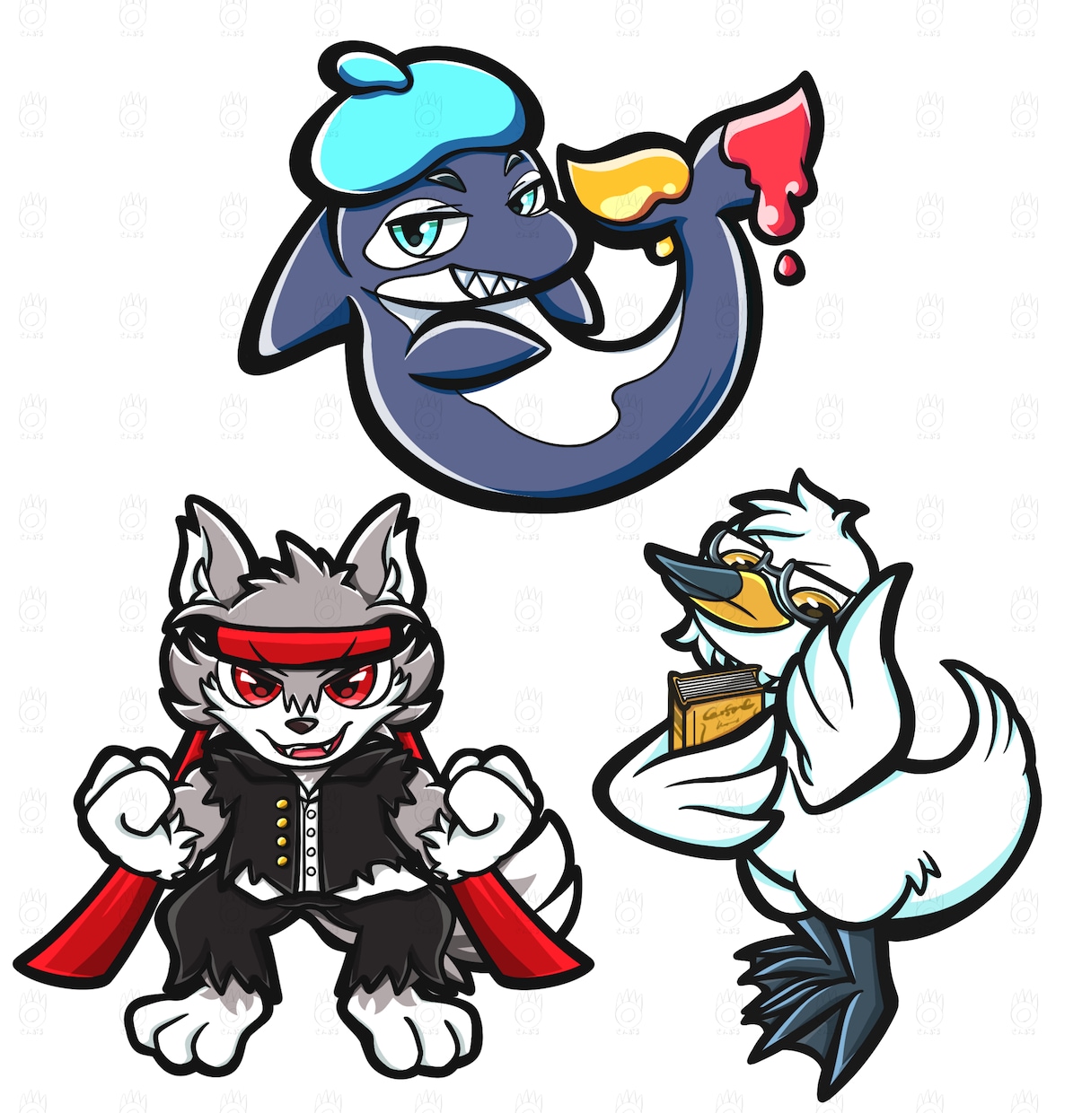 マスコット・ケモノキャラクターをデザインいたします 三面図あり！あなただけのオリジナルキャラクターを制作致します イメージ7