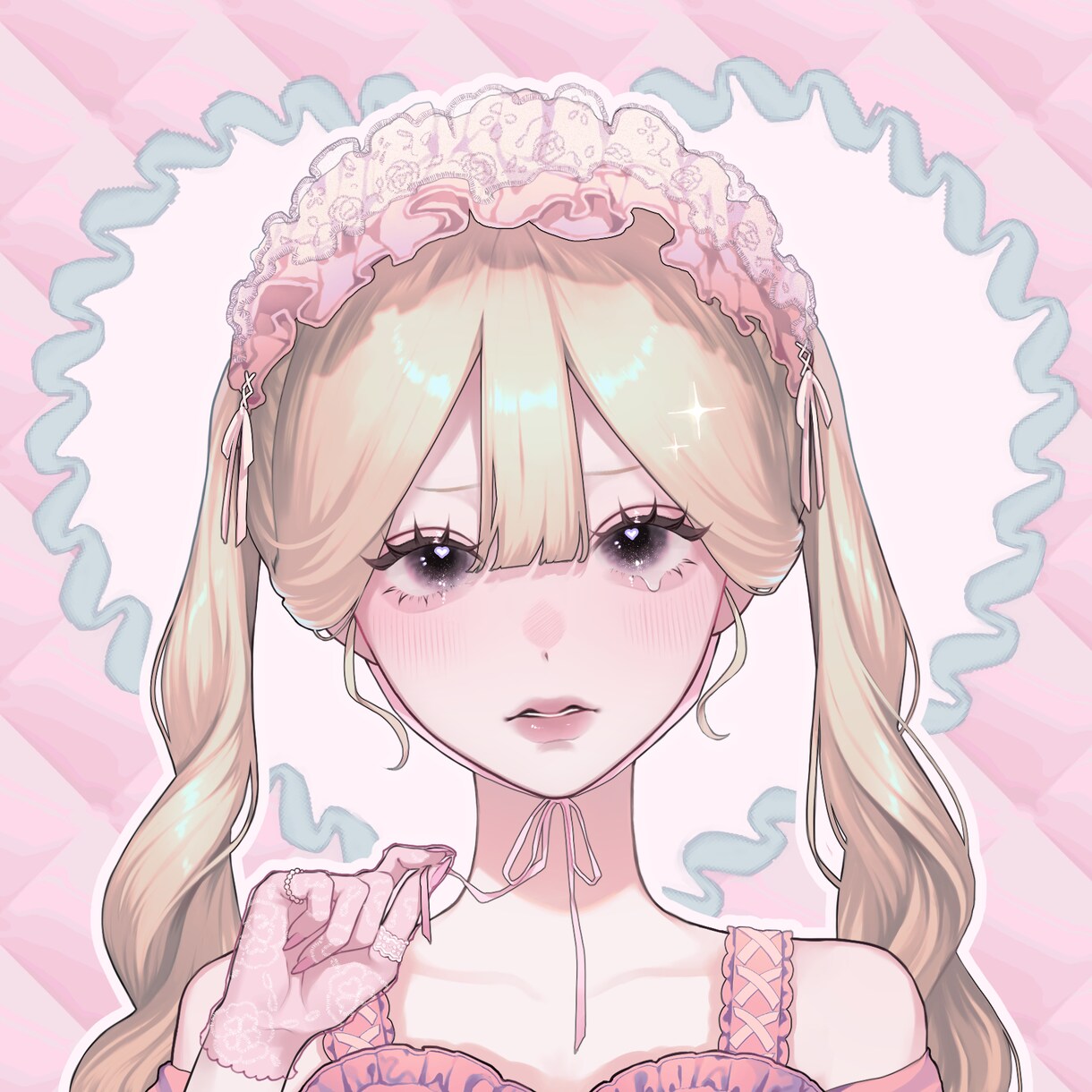 華やかで可愛らしいイラスト描きます SNSアイコンや歌ってみた動画など、幅広くご対応いたします♪ イメージ1