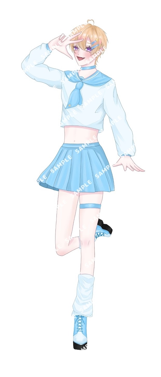IRIAMなどで使える立ち絵を作成します 女の子でも男の子でもウェルカムです！ イメージ2