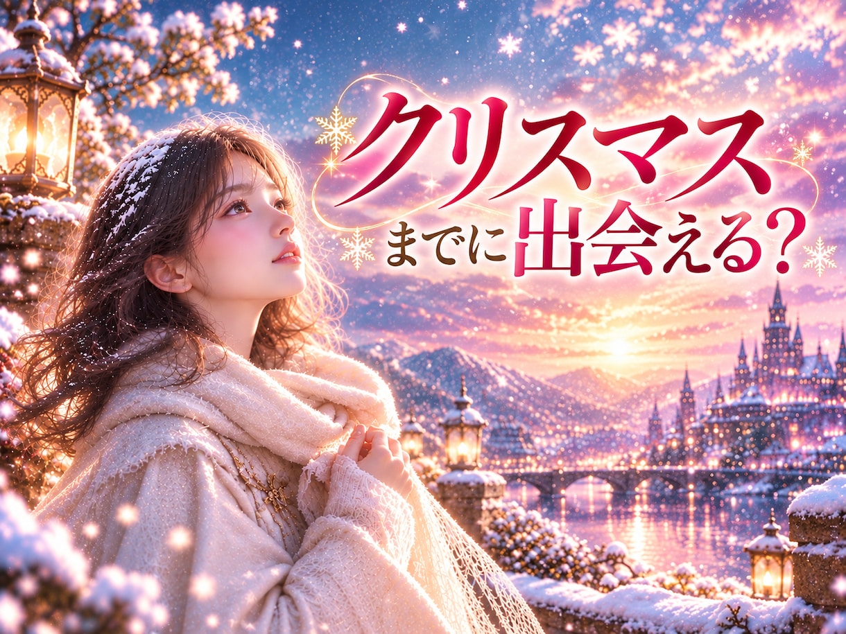 クリスマスまでに出会える？✨あなたの出会い占います 聖なる夜までに訪れる運命の出会いを読み解きます♡ イメージ1