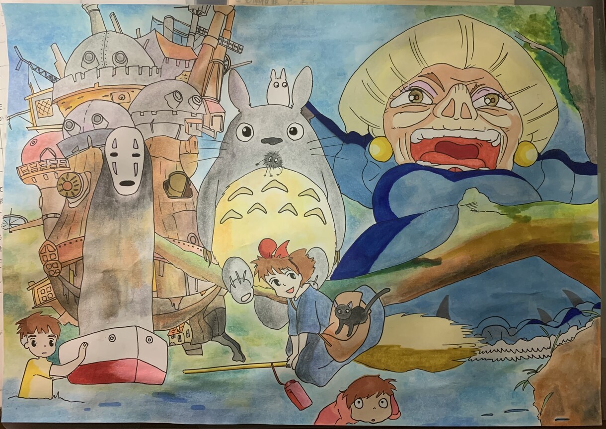 アナログでジブリを描きます アナログに興味ある方大歓迎です！ イメージ2