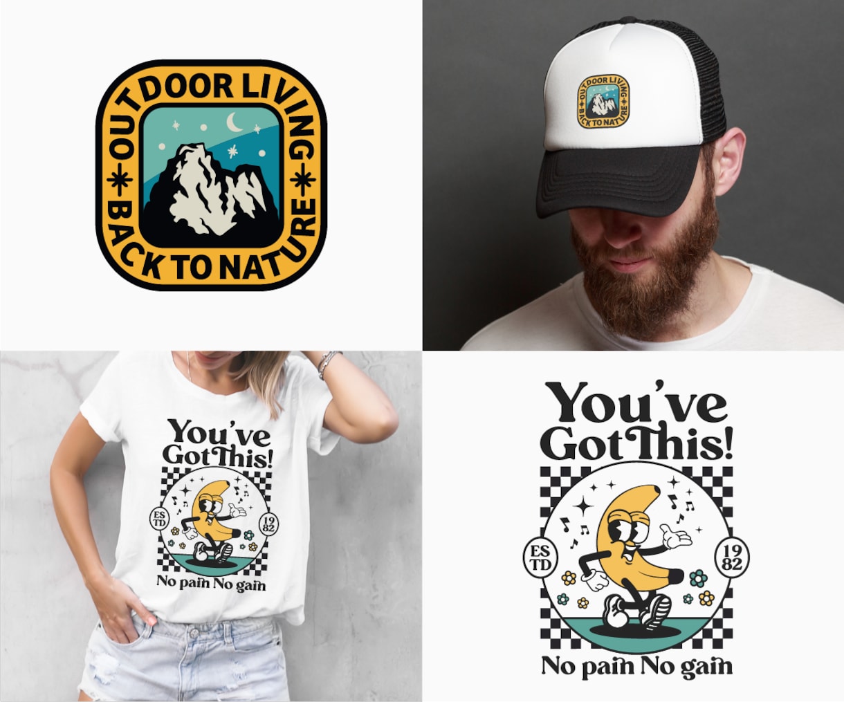お洒落なTシャツのビンテージデザインを制作します 個性的なビンテージデザイン＆グッズ制作【配送手配までOK】 イメージ8