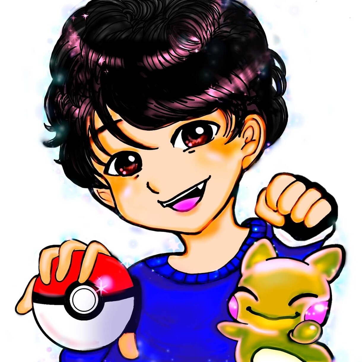 ペット　人の似顔絵を描きます。ます アナログ、デジタル可能です！あなたのご希望叶えます！ イメージ2