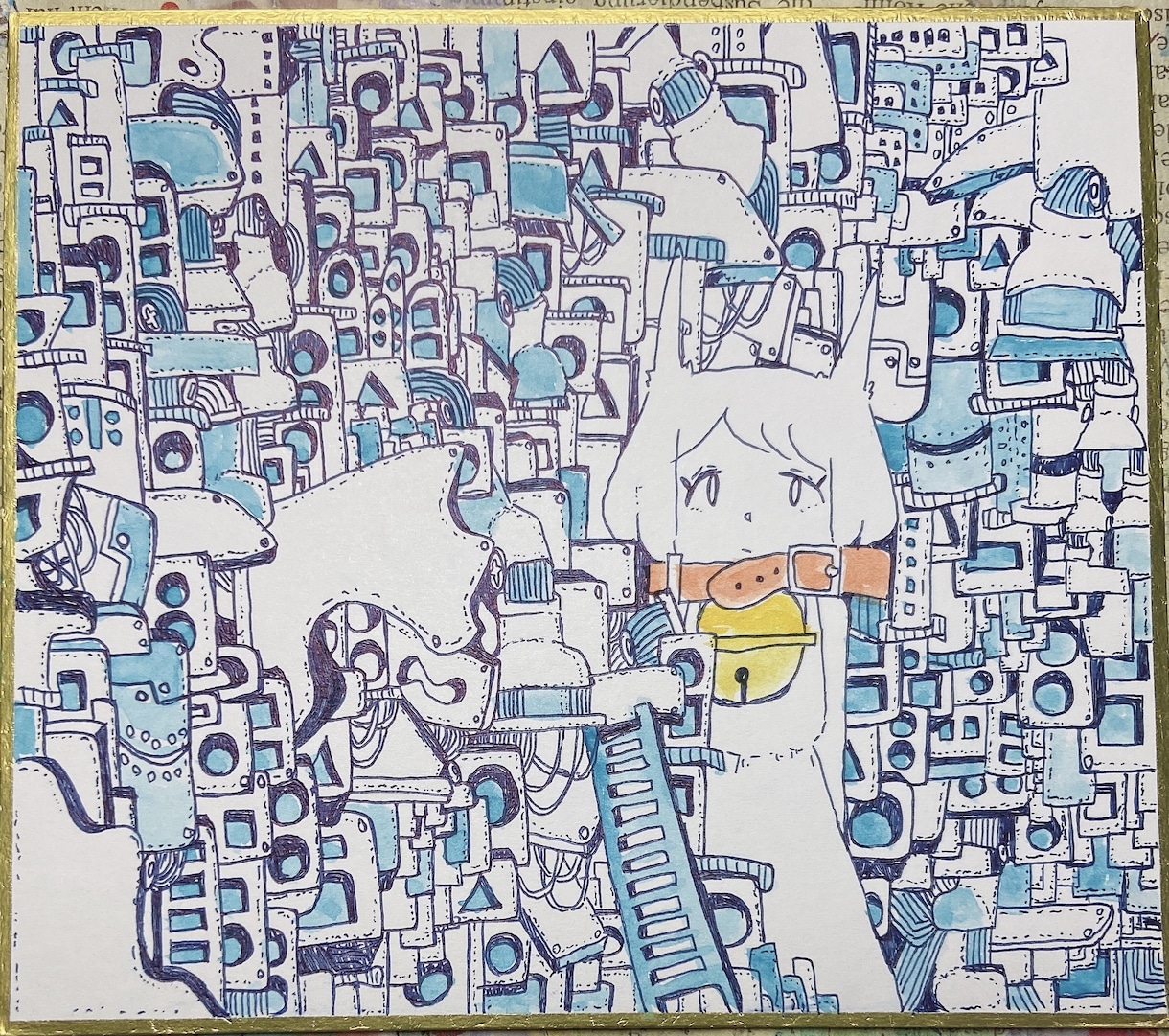 CDや曲のアートワーク(アナログ)描きます 作曲したはいいものの、アートワークがない方へ イメージ5