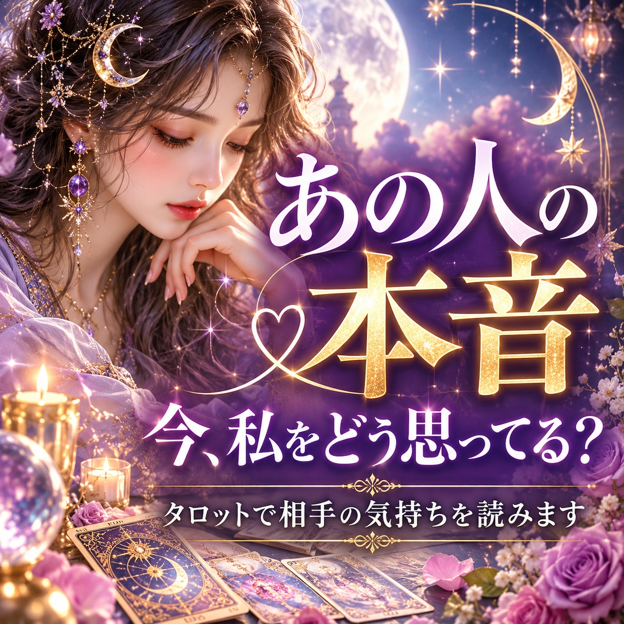 あの人の本音と2人の今後をタロットで丁寧に読みます 距離を感じる相手の気持ちと今後の流れを読み解きます。 イメージ1
