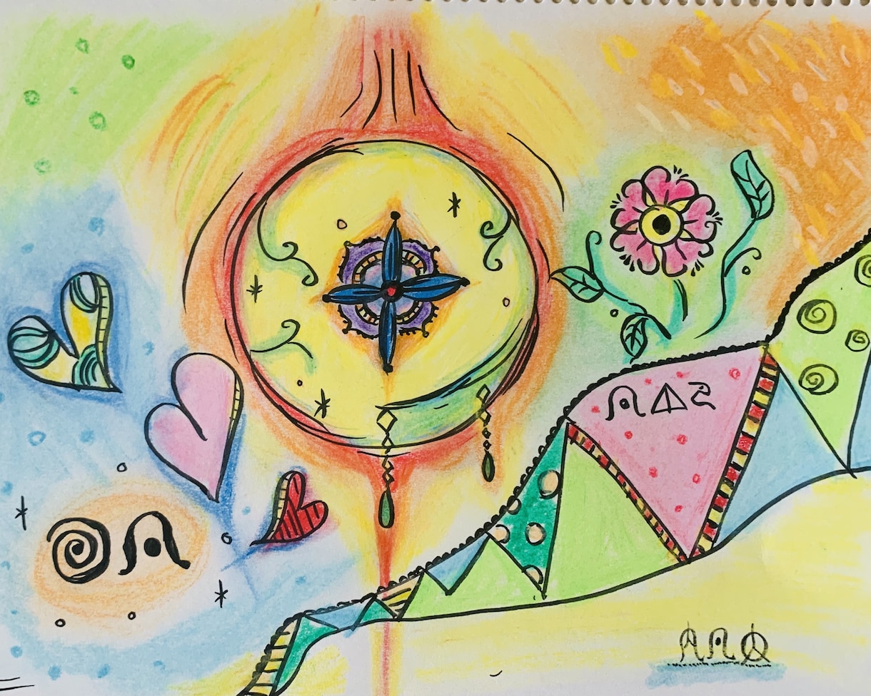 あなただけの曼陀羅を描きます チャネリングしたイメージを伝えて癒します。 イメージ3