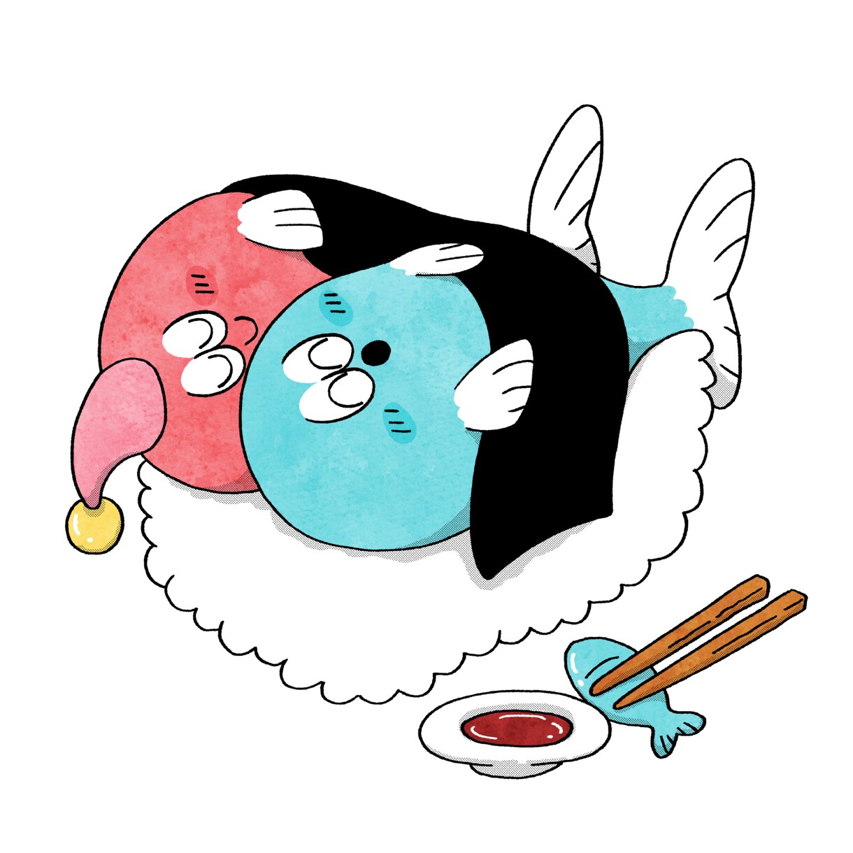 アイコンや商品パケに！ゆる～く笑えるキャラ描きます お手元にかる～くかわいいユーモアを イメージ7