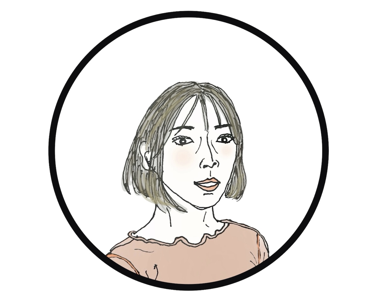 お写真をもとに、女性のアイコンお書きします ポップでキュートなタッチでお描きします。 イメージ5