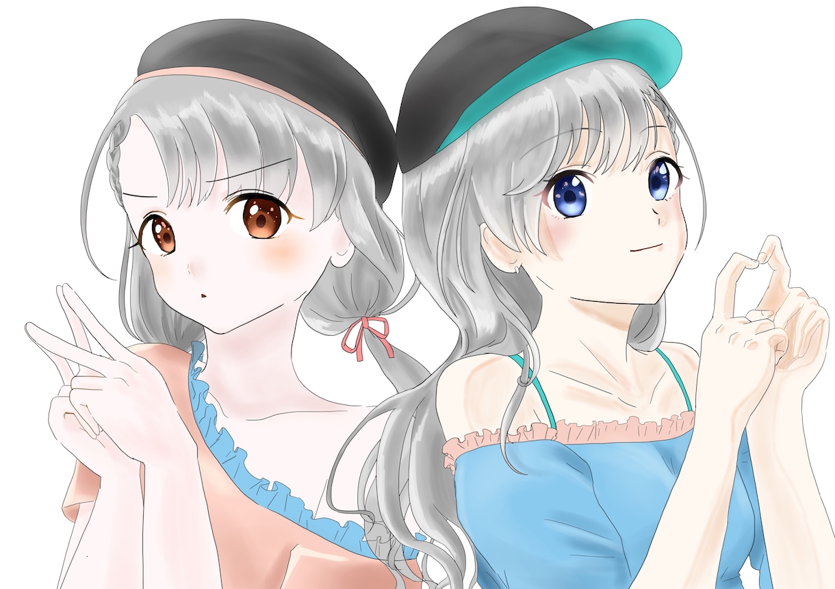 主に女の子のイラストや似顔絵を提供します みなさんの可愛いと思う女の子を表現させてください！ イメージ2