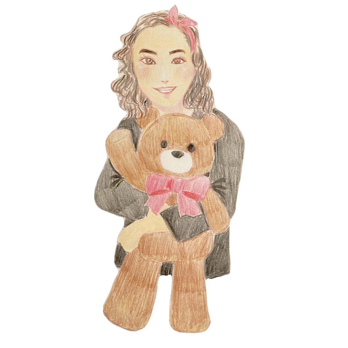 優しいタッチの絵を描きます 色鉛筆などでの似顔絵を描きます！ イメージ1