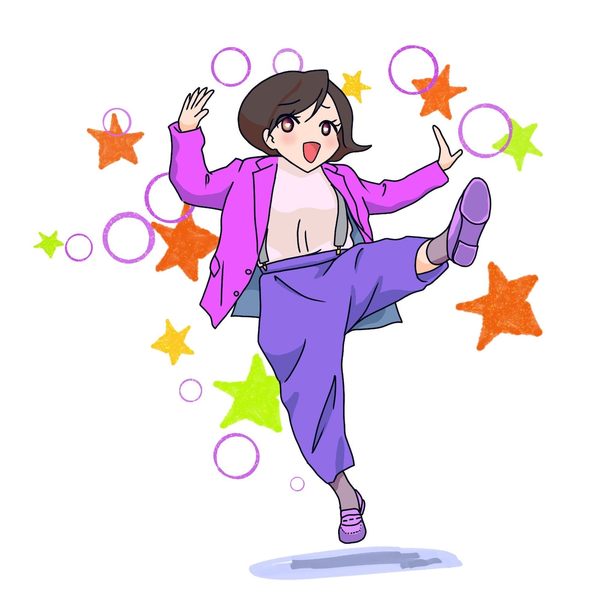 サイズフリーイラスト描きます 特別上手いわけじゃないけど、描くのが好きなんです！ イメージ6