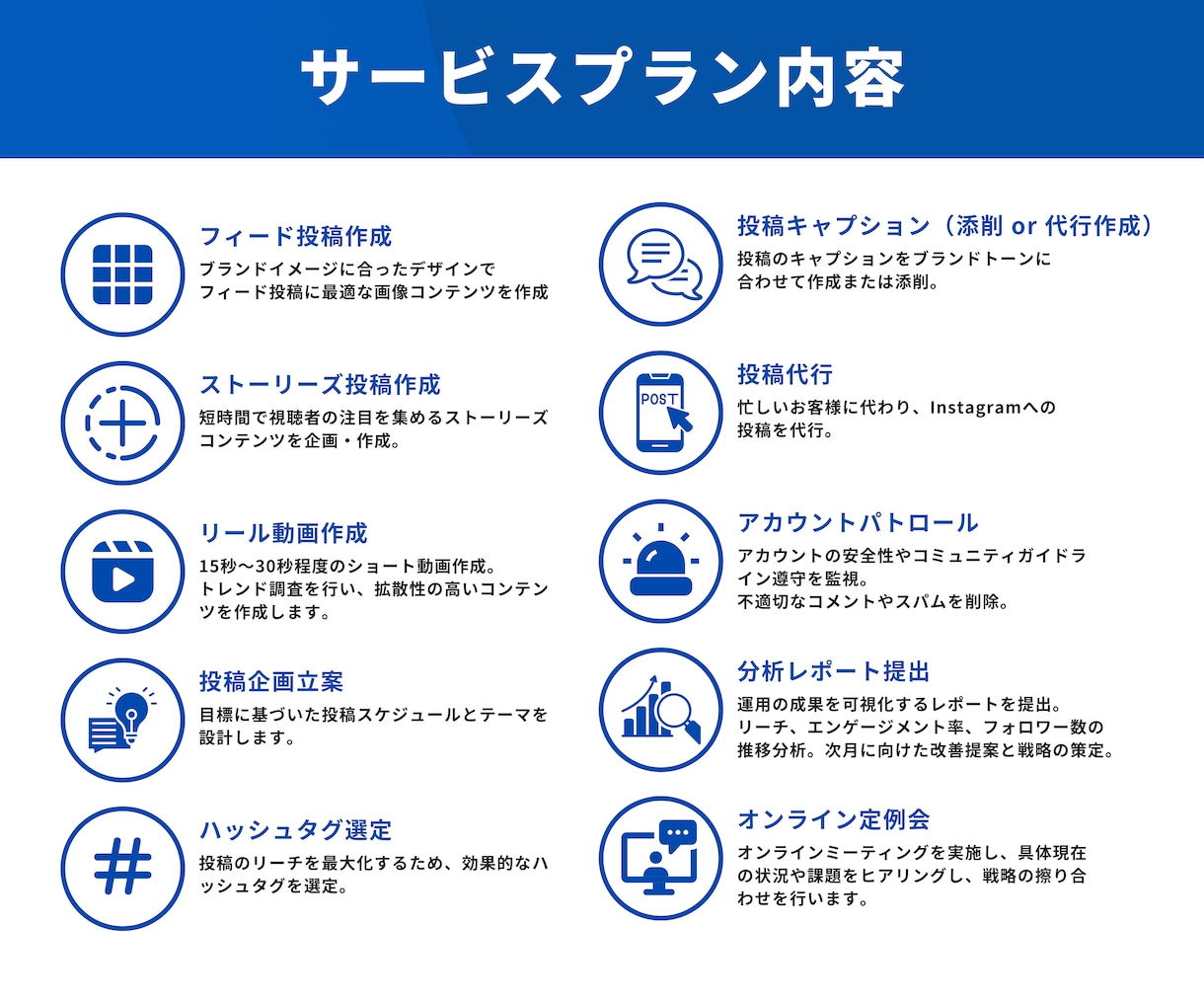 丸投げOK！Instagram運用代行します 集客の悩み解決！投稿案もインスタ運用はプロにお任せ イメージ7