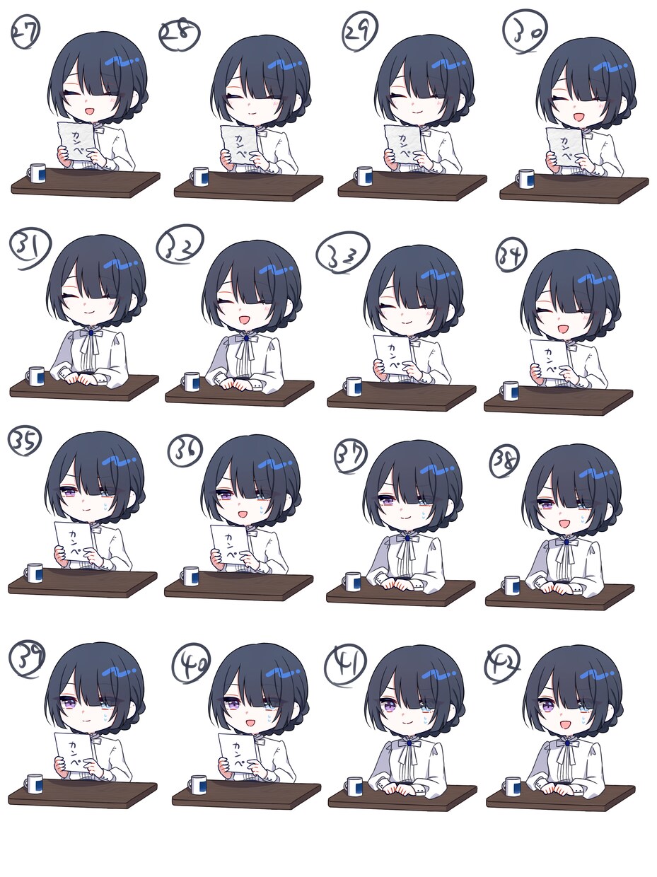 キラキラかわいいSDイラスト制作します 3頭身のスラっとしたSDイラストです！ イメージ5