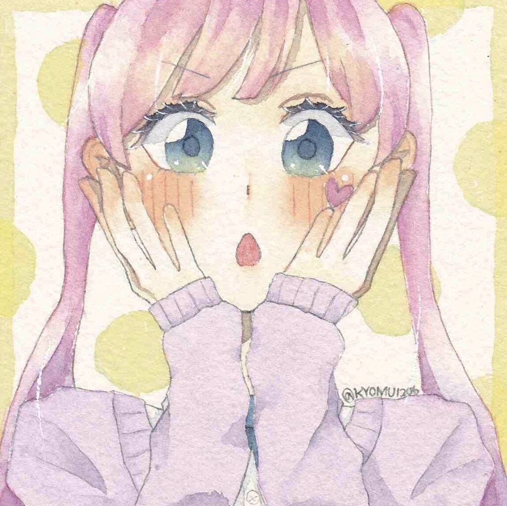 SNS用アイコンを透明水彩で描き原画をお送りします ご相談、お見積もりなどお気軽にどうぞ！ イメージ1