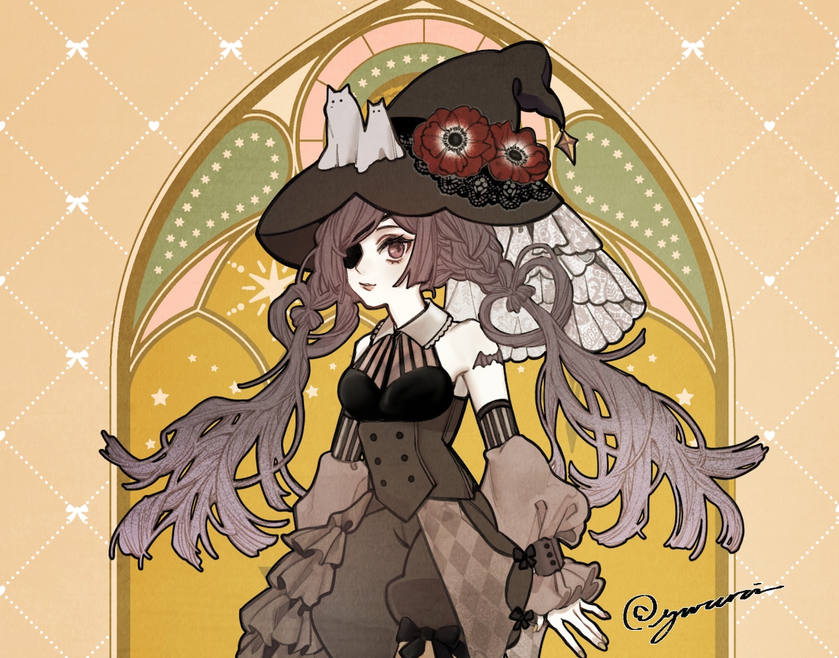 手描きでぬくもりのあるイラスト作製します 和風/レトロな絵柄で人物や動植物を描きます。 イメージ3