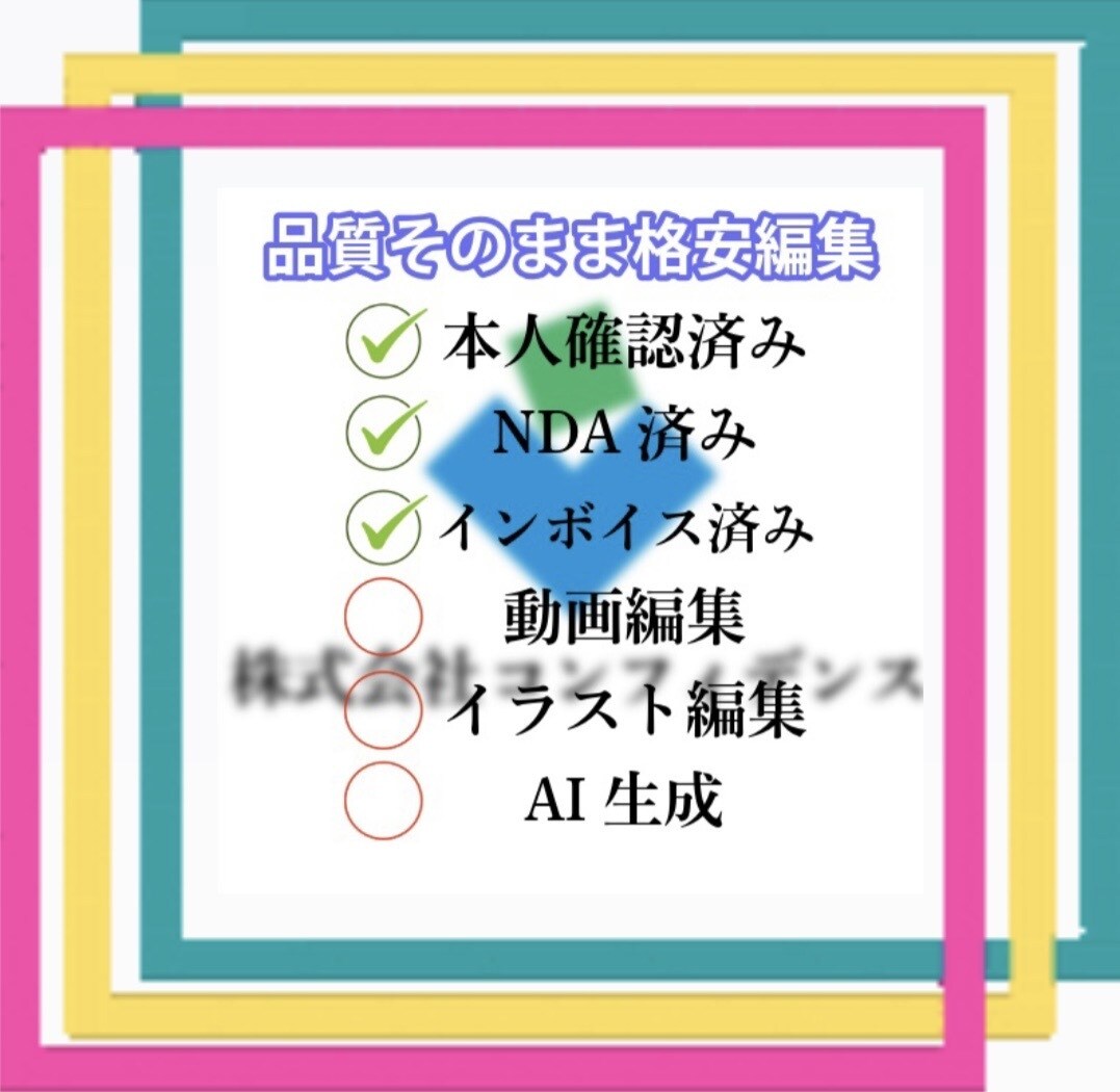10分以内動画✨確かな品質✨プロが丁寧に編集します 確かな信頼と実績をご提供いたします。 イメージ1