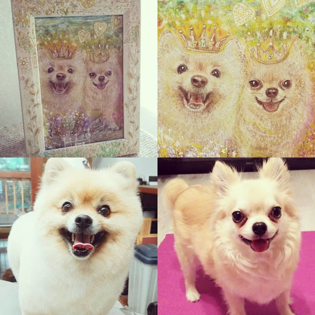 ペットちゃん似顔絵描きます 手描き作品の場合は、額入り原画の発送もいたします！ イメージ5