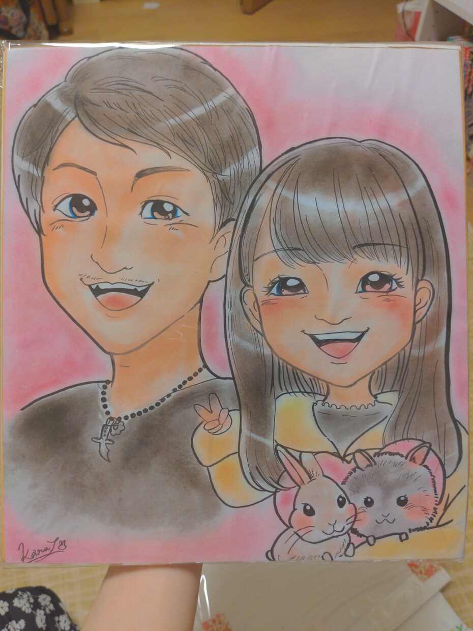 ペット　人の似顔絵を描きます。ます アナログ、デジタル可能です！あなたのご希望叶えます！ イメージ6