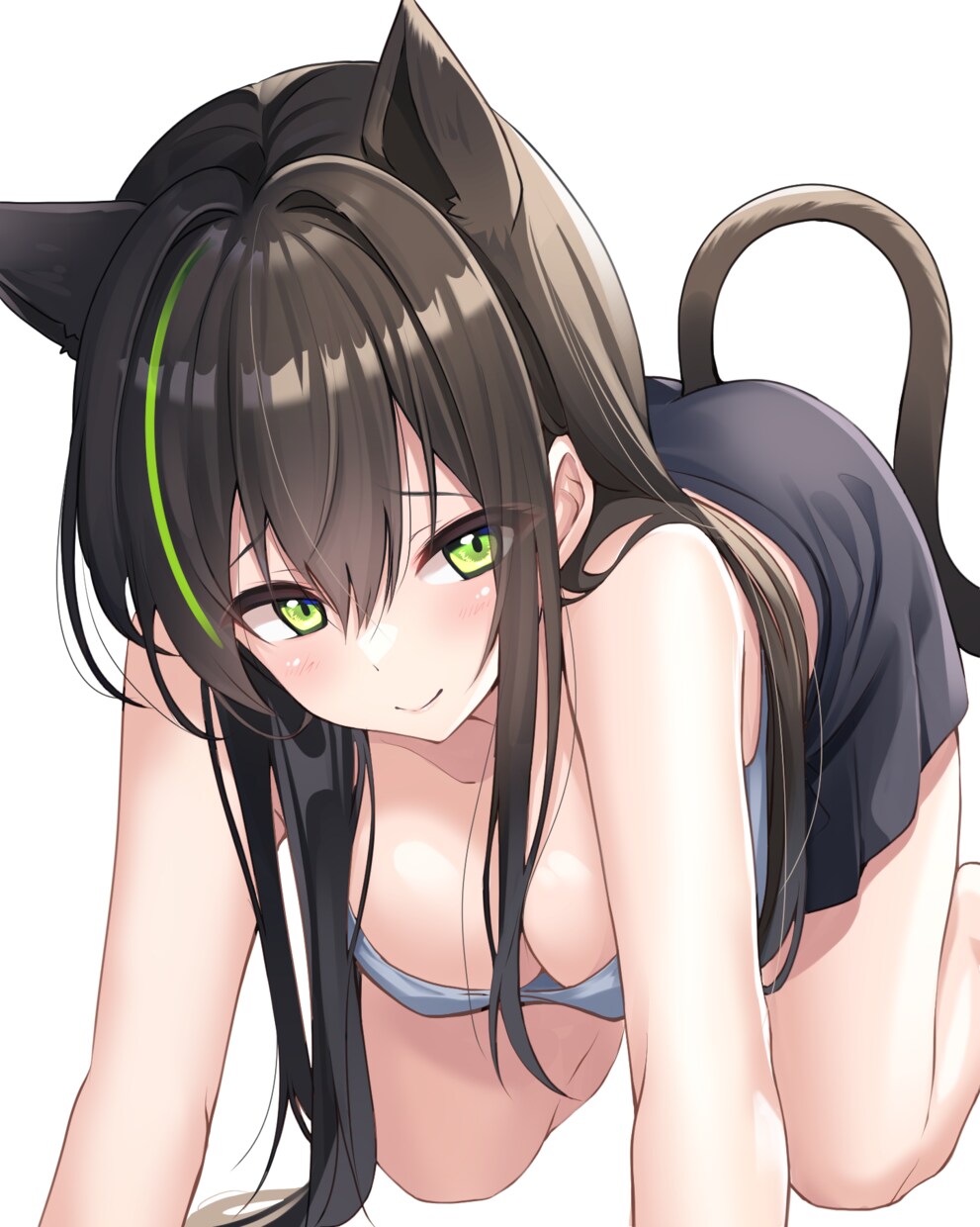 もふもふ可愛いケモミミ女の子イラスト描きます ちょっと大胆であざと可愛いケモミミキャラクターを制作します。 イメージ9