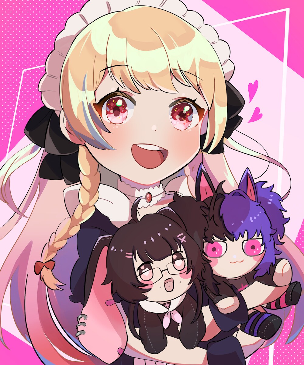 一枚絵やグッズ用SDが使いやすい！絵柄で描きます Vtuberさんのヘッダー&サムネイルイラスト制作実績あり! イメージ5