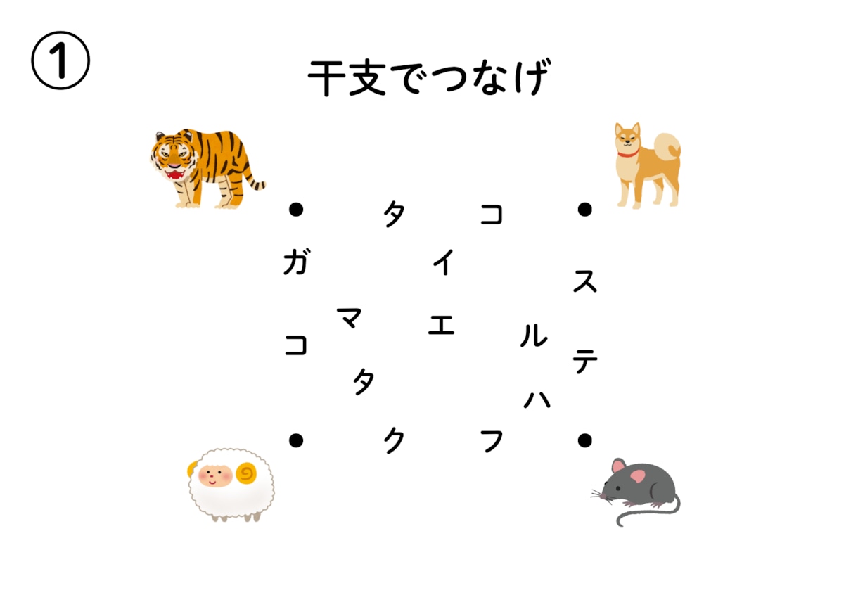 お祝いやサプライズに使える謎解き作ります お祝いの言葉や個人名などが登場するオリジナル謎解きです イメージ1