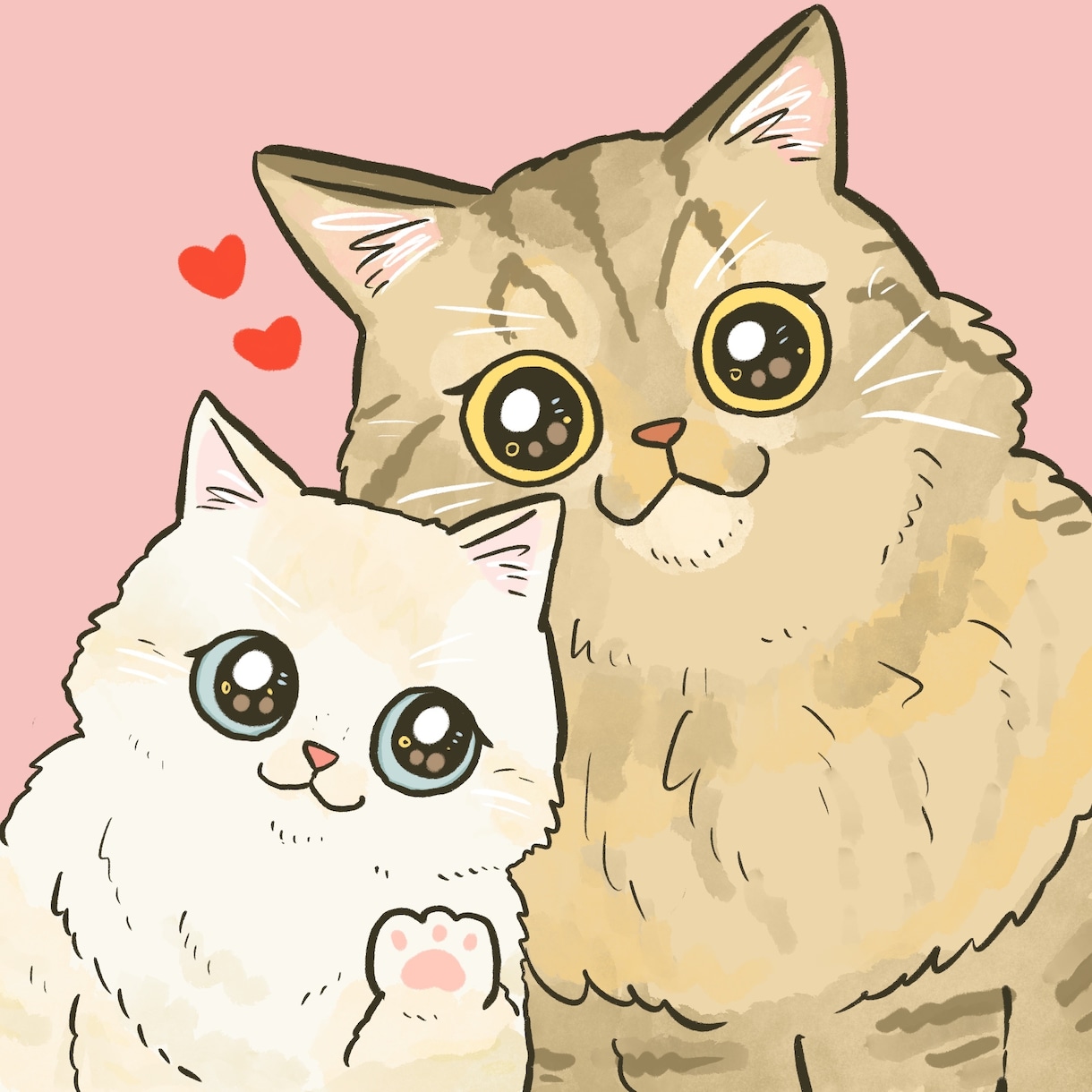 ペットの似顔絵アイコンお描きします 犬、猫、鳥などペットの似顔絵アイコンを作成致します！ イメージ3