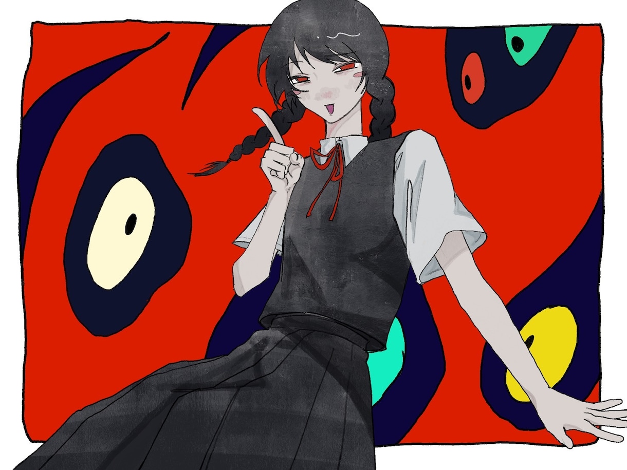 サムネイルやヘッダーなどのイラストを描きます サムネイル、歌ってみたなど、かっこいいから可愛いまで描きます イメージ1