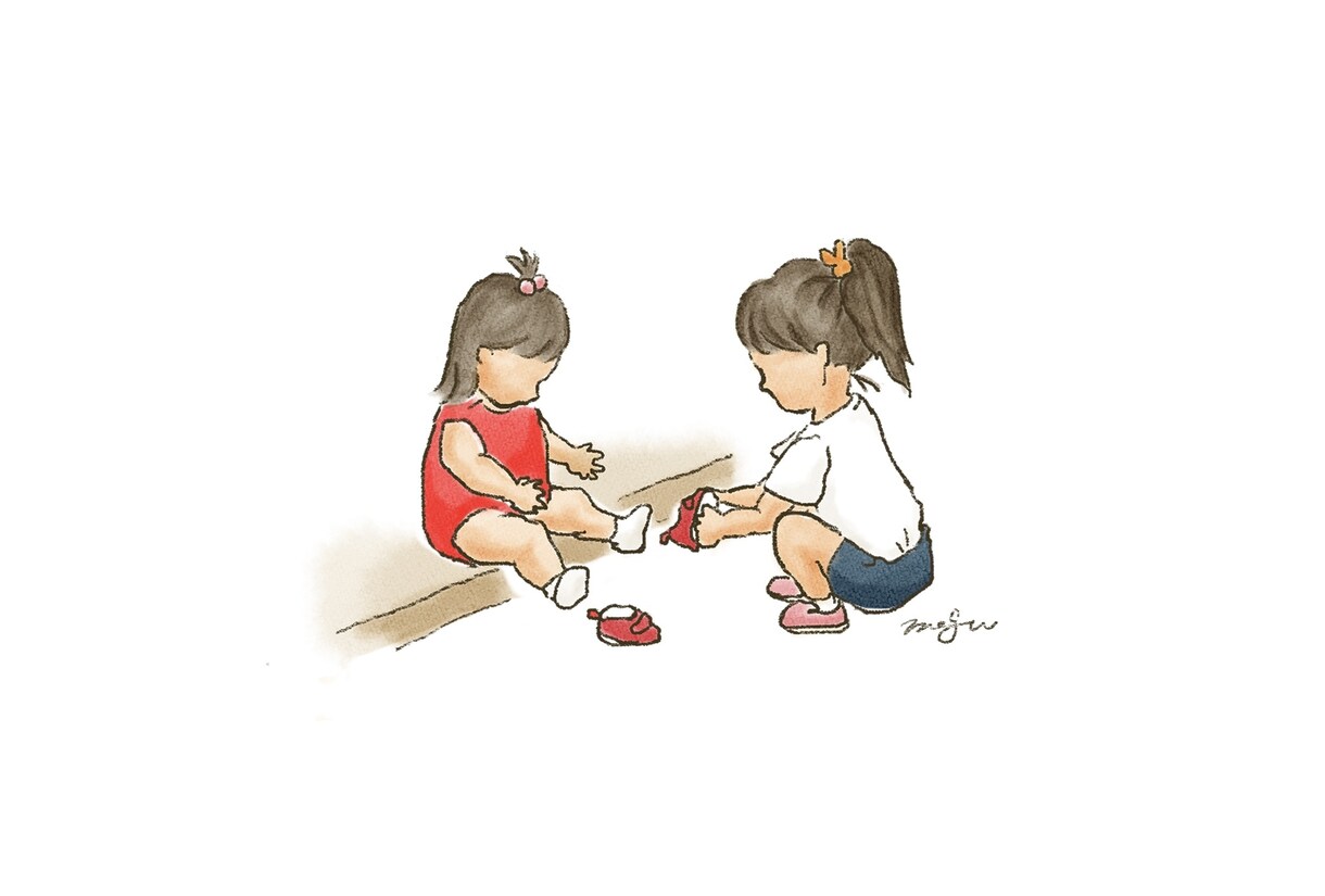 思わずほっこりする絵をお書きします 写真とはまた違った絵の温かさ。残したい一瞬を描きます。 イメージ10