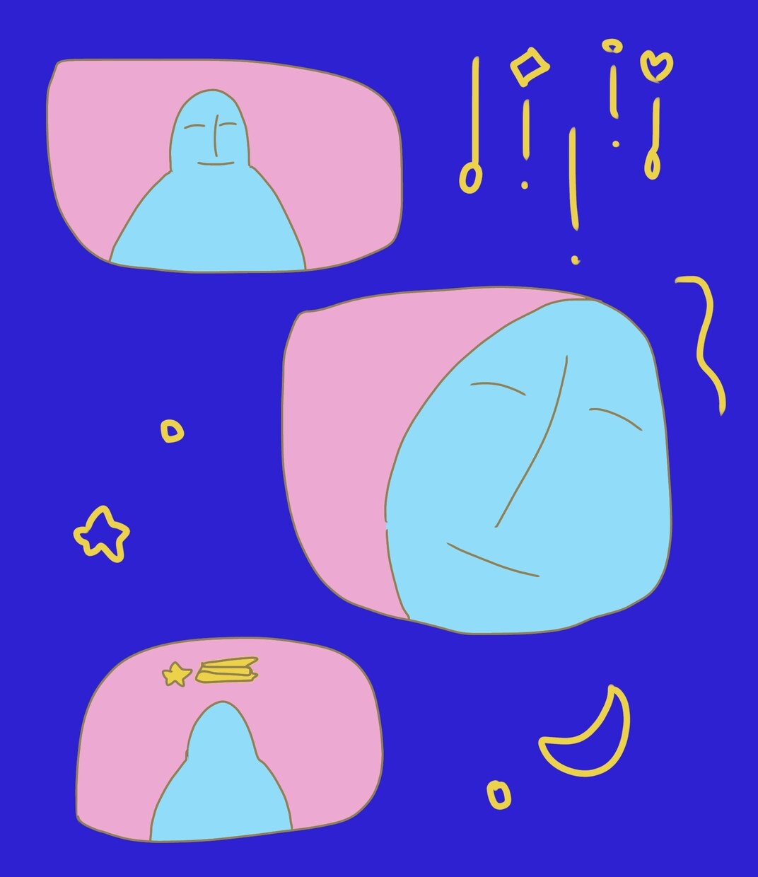 ゆるくて癒されるイラストを作成します ポップでちょっぴりセンチメルタルなイラストを制作いたします。 イメージ2