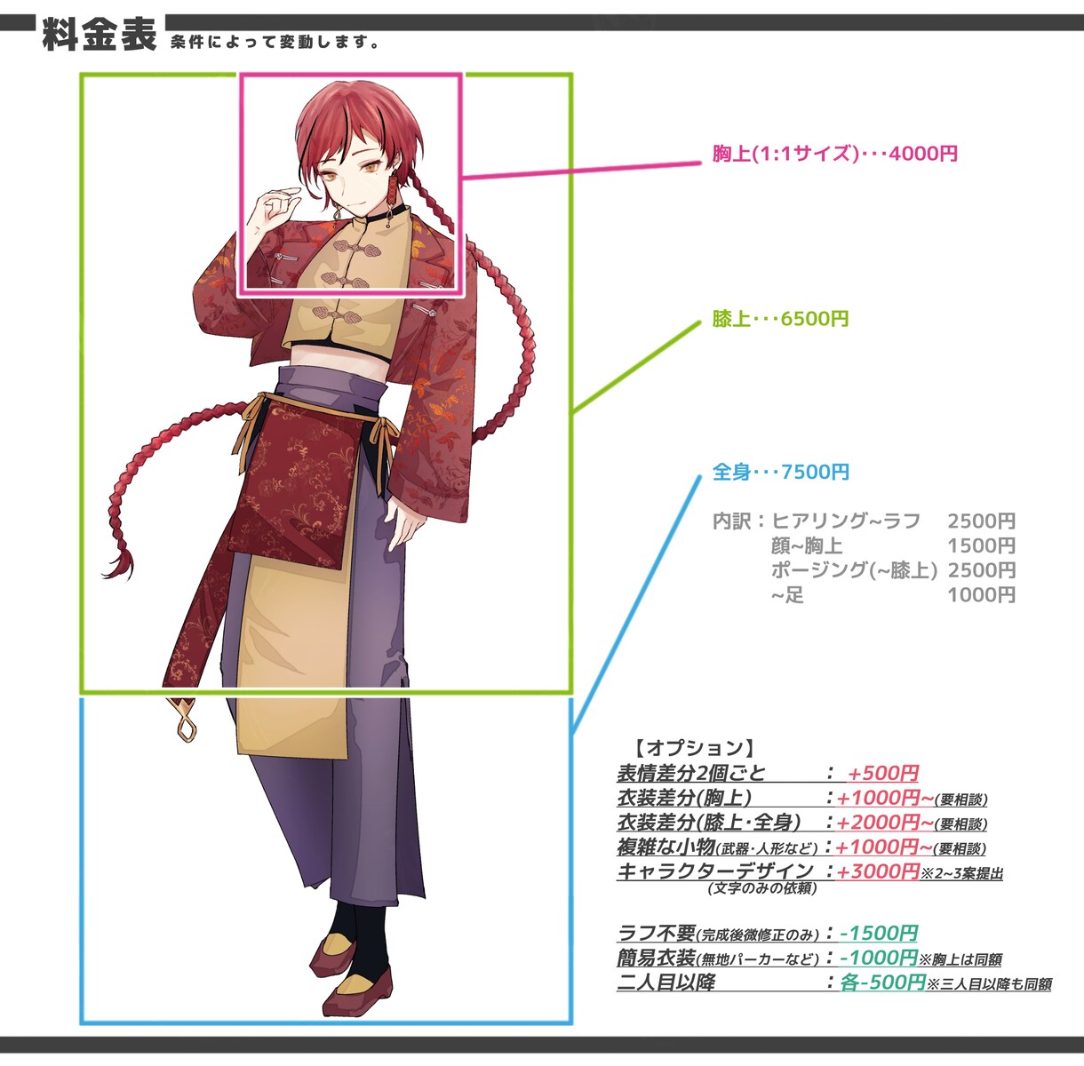 華やかで見栄えのするイラスト制作します ＊TRPG立ち絵、SNSアイコン、グッズ用など柔軟に対応可 イメージ2